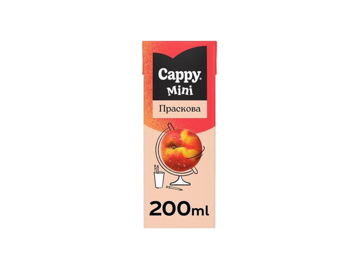 Нектар Cappy Праскова 200мл Тетрапак