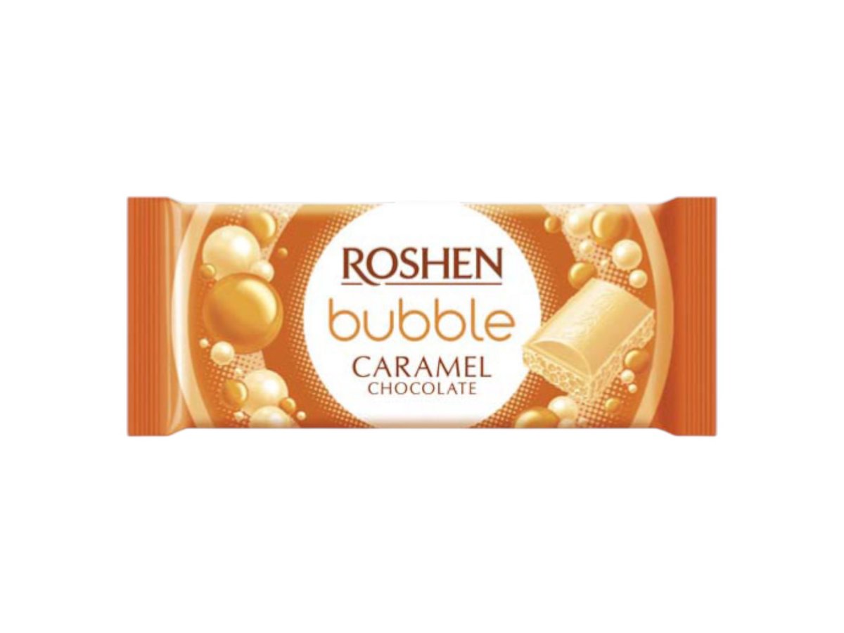 Шоколад Roshen Аеро Бял С Карамел