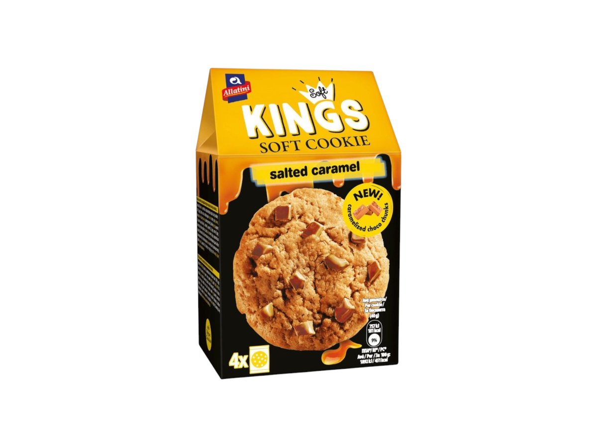 Бисквити Soft Kings Бял Шоколад и Солен Карамел 160гр