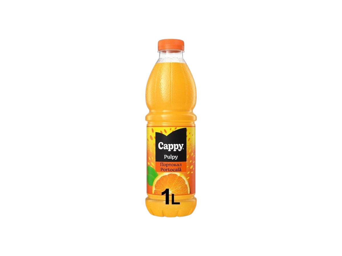 Напитка Плодова Cappy Pulpy Портокал 1л