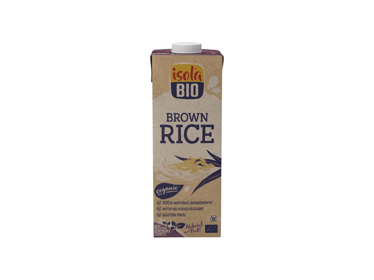 Напитка Isola Bio Кафяв Ориз 1л Без Глутен