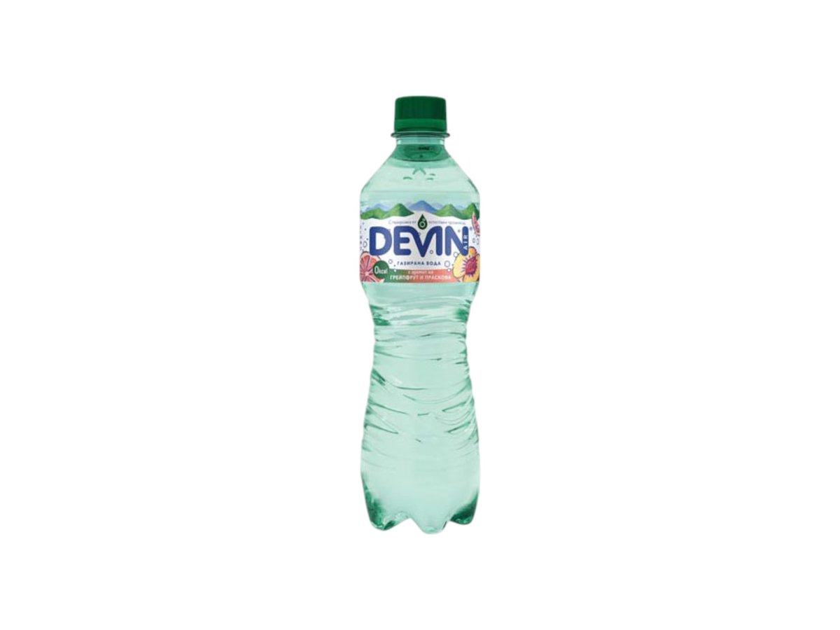 Вода Газирана Грейпфрут И Праскова 500 Мл Devin Air Pet