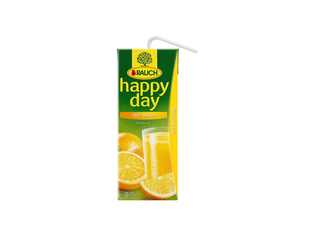 Сок Rauch HappyDay Портокал 100% 200мл