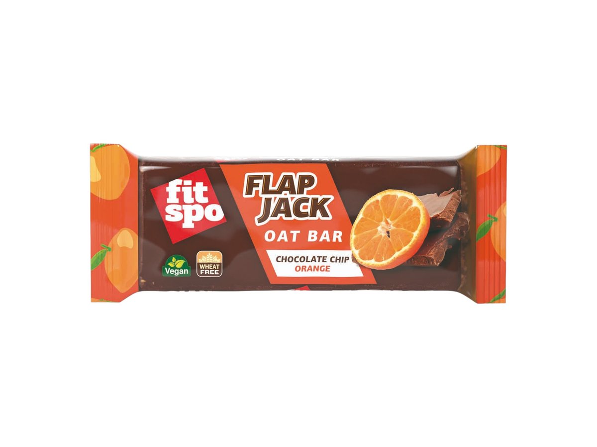 Блокче Fit Spo Flap Jack Шоколад и Портокал Овесено 90гр