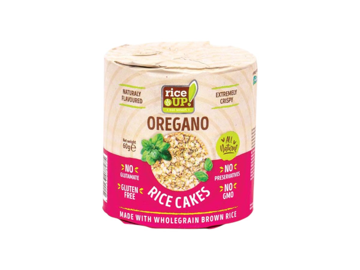 Бисквити Оризови Rice Up! Риган Пълноз. 60 Г