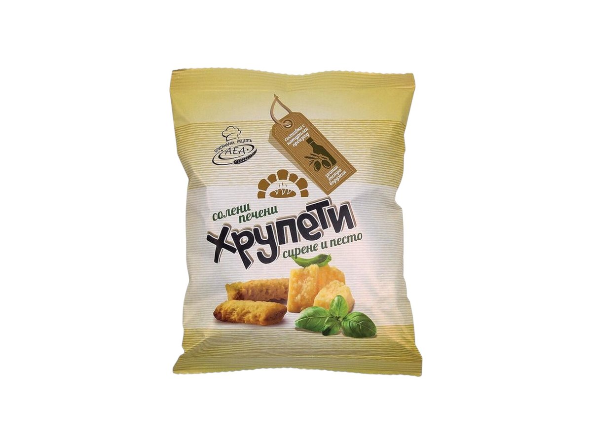 Хрупети Аеа Сирене и Песто 150гр Пакет