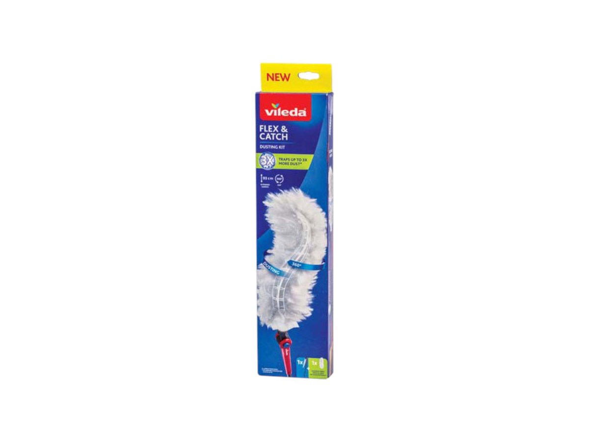 К-Т Vileda Flex & Catch За Прах /Дълга Дръжка + 1Бр Резерва/-61157