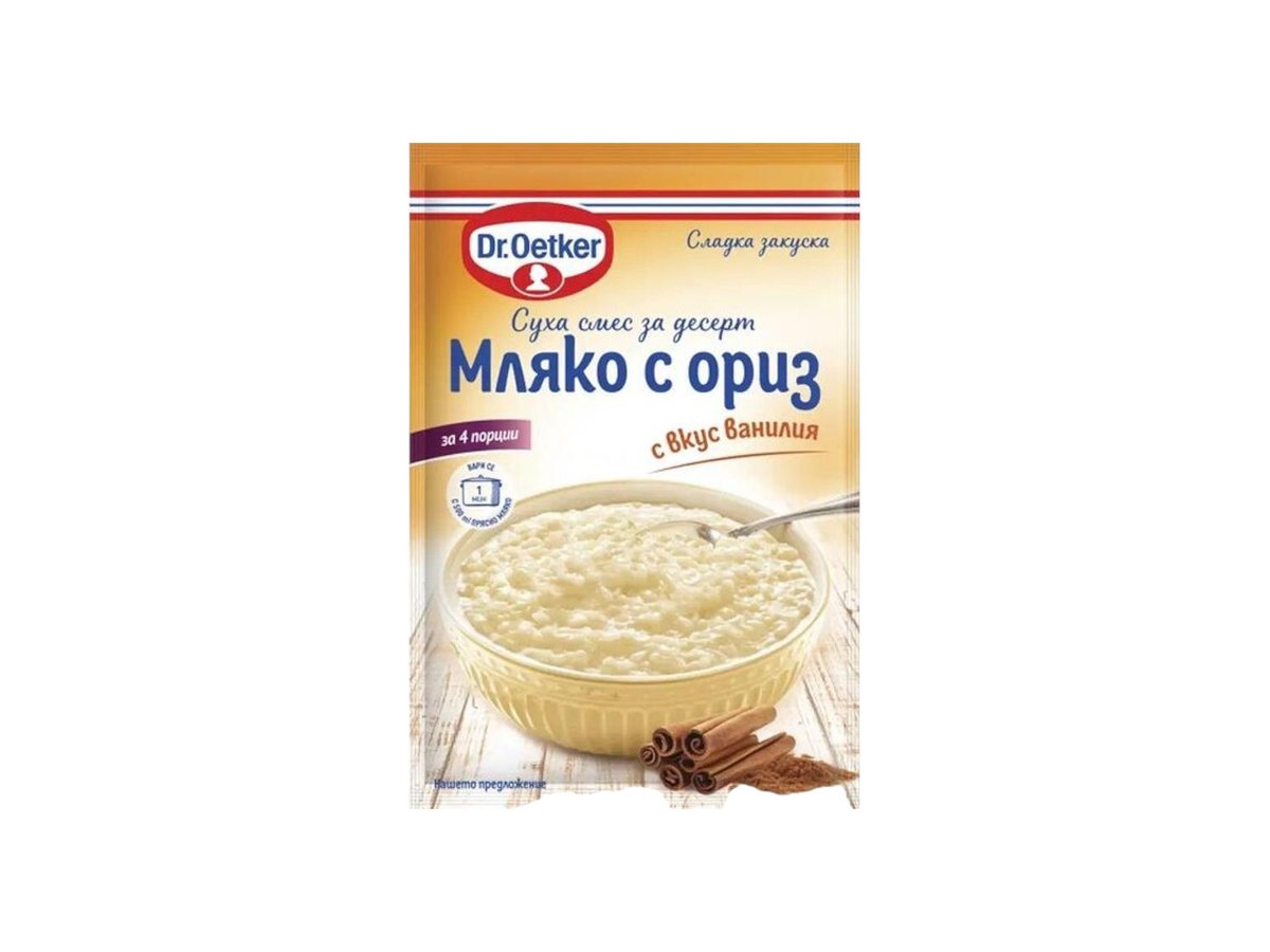 Смес Dr. Oetker Мляко с Ориз Пакет