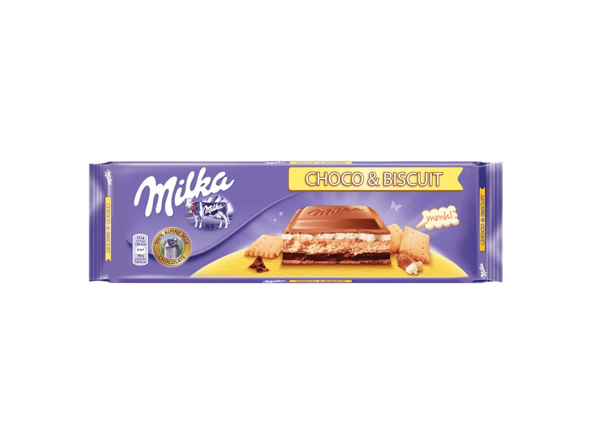 Шоколад Milka Шоко Бисквита 300гр Крафт