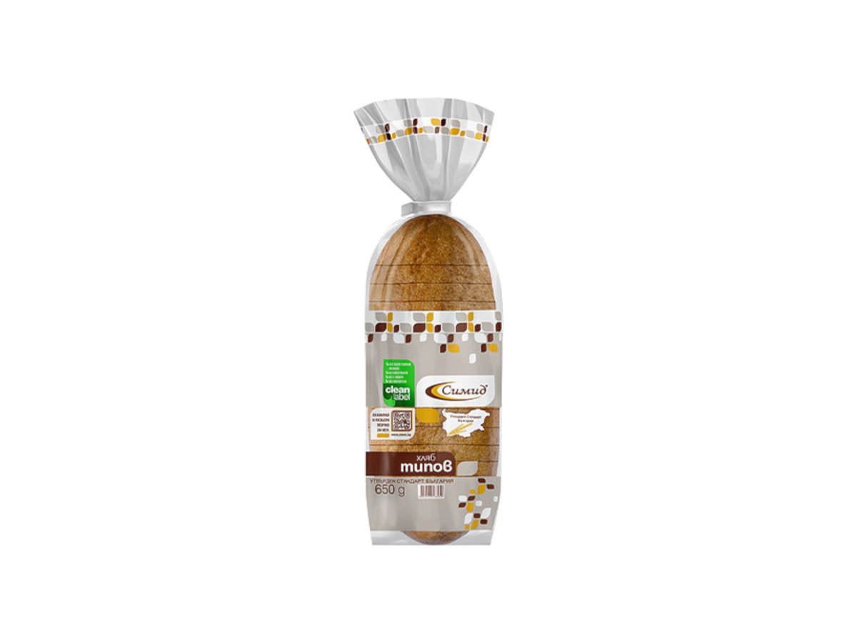 Хляб Типов Ф Вкус Нарязан 650гр