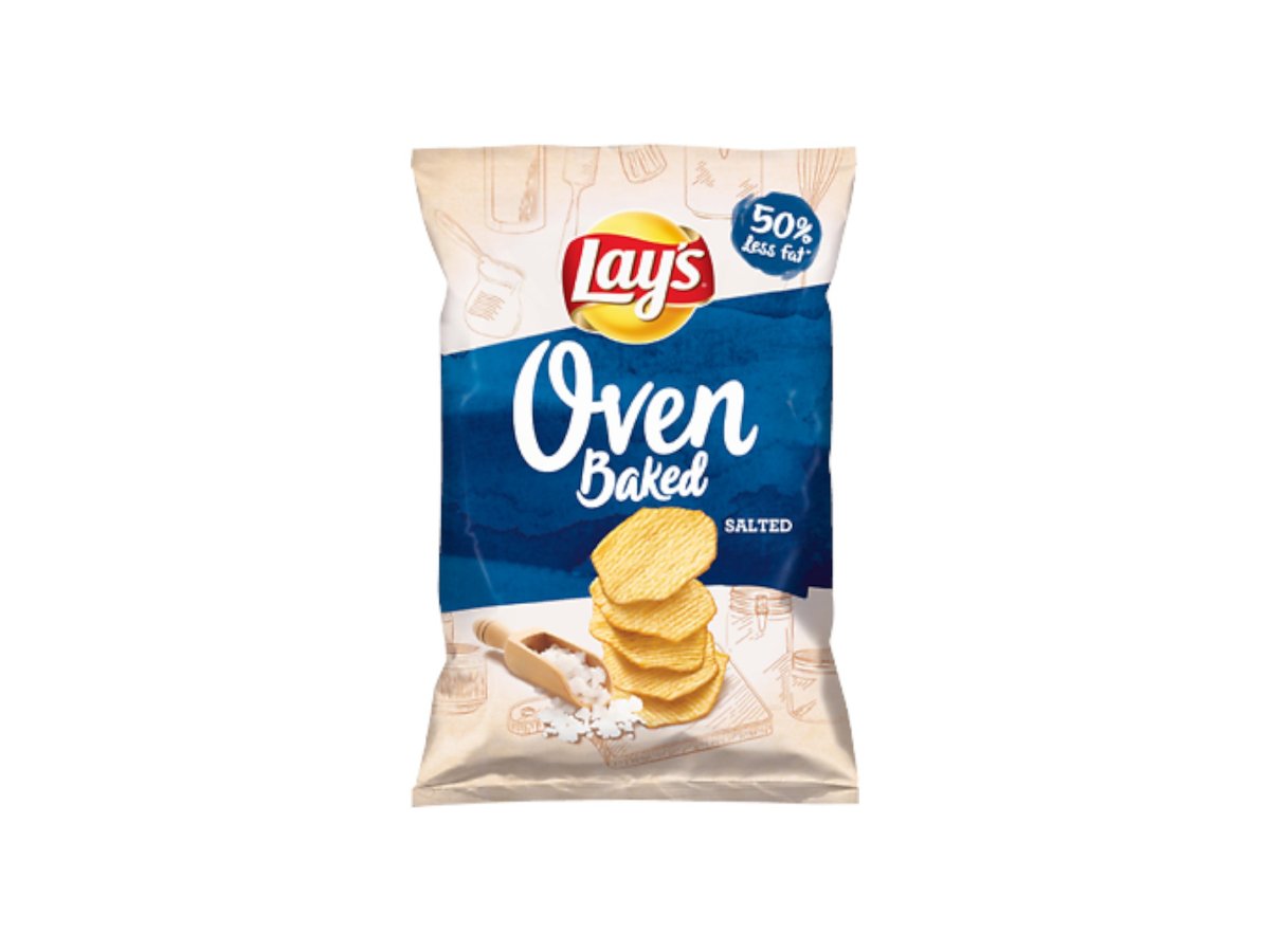 Чипс Lays Печен Сол 105гр Пакет