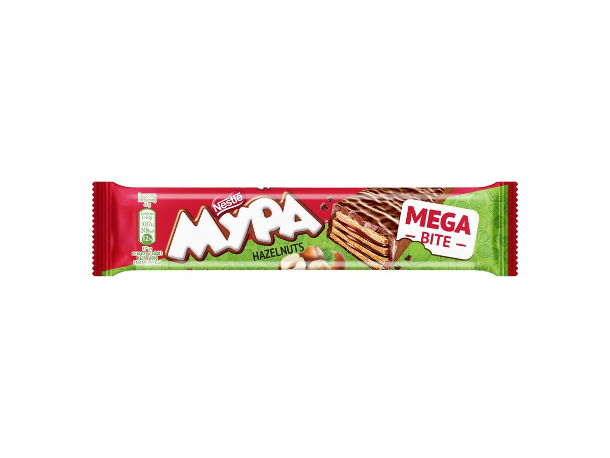 Вафла Мура Мега Лешник 45гр