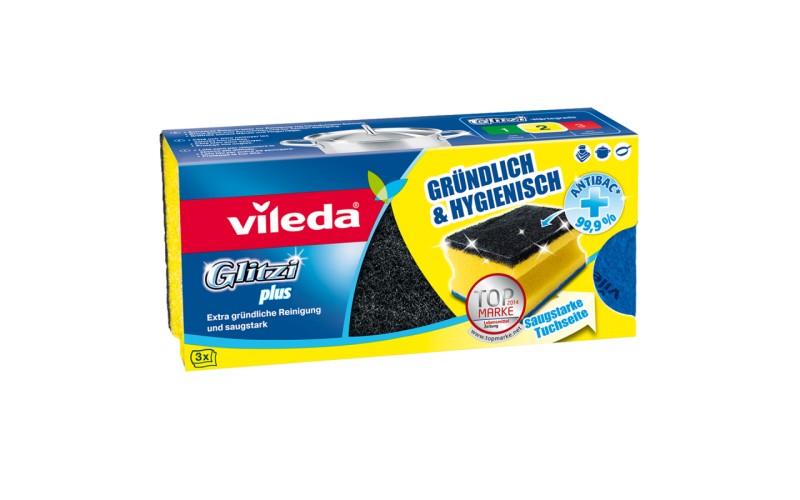 Кухненска гъба Vileda Glitzi супер 2+1
