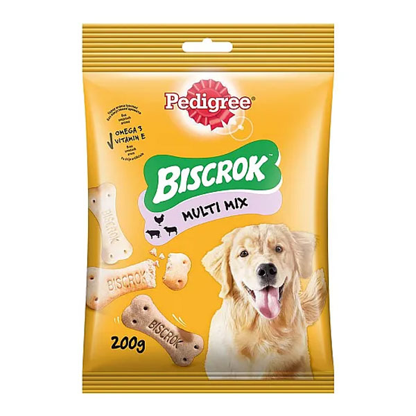Доб. хр. за кучета Pedigree Biscrok 200гр