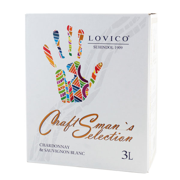 Вино Шардоне и Совиньон блан Craftsman`s Lovico 3л.