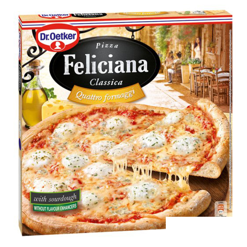 Пица Четири сирена Dr.Oetker Feliciana 325гр. - замразена
