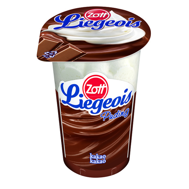 Млечен пудинг с вкус на шоколад Zott Liegeois 175гр.