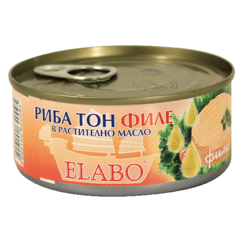 Риба тон филе в растително масло Elabo 160гр.