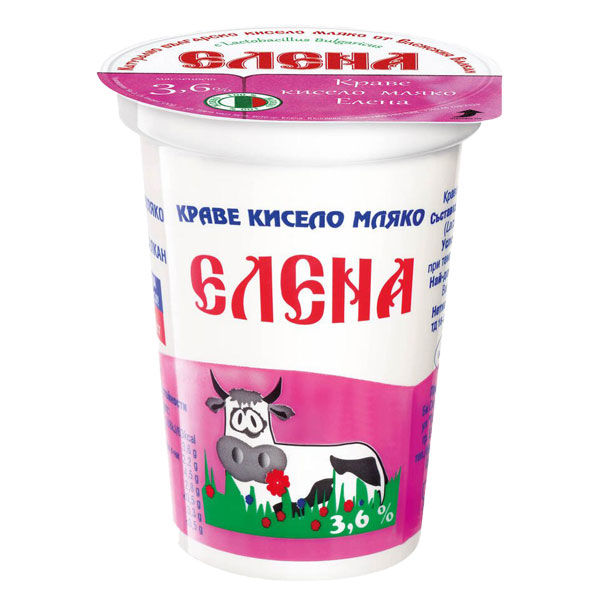 Кисело краве мляко Елена 3,6% 400гр. - Елена
