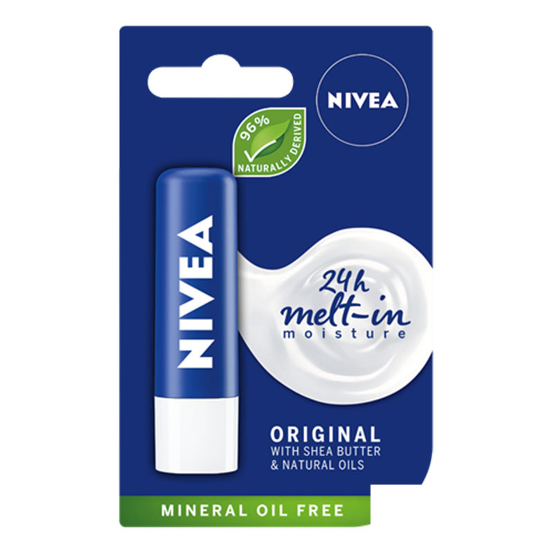 Балсам за устни Original Care Nivea 4.8гр.