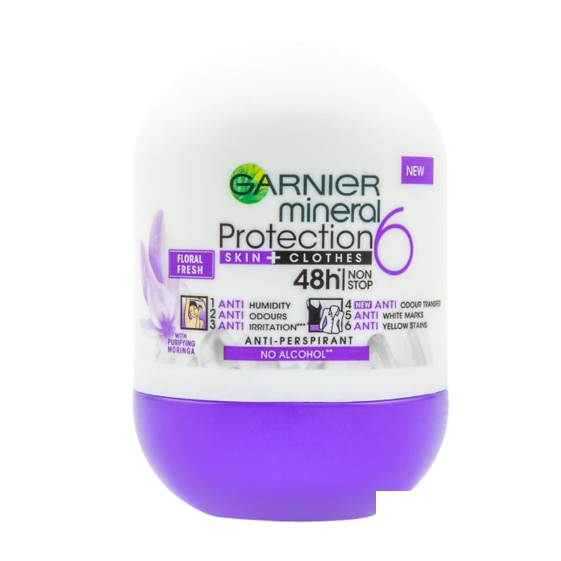 Рол-он Protection Floral Fresh Garnier mineral 50мл.