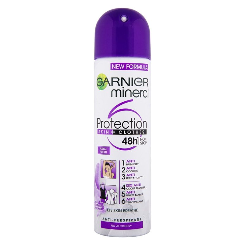 Дезодорант Protection skin+clotes Floral Fresh Garnier 150мл.