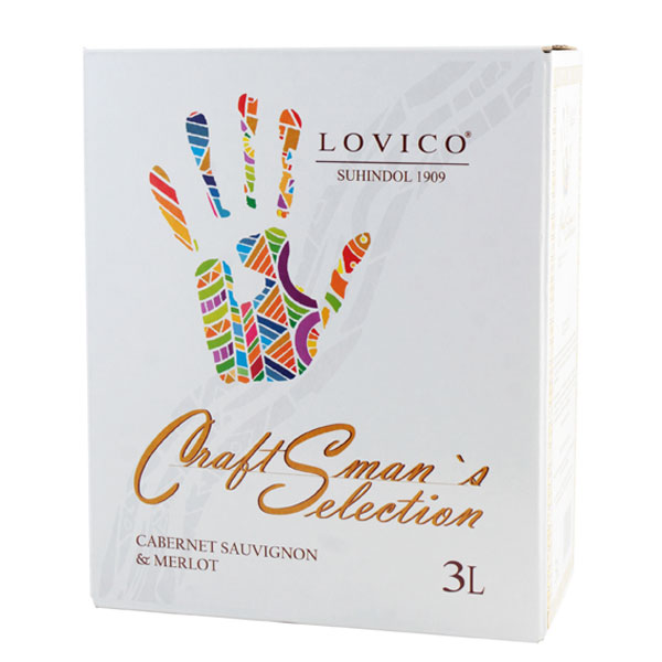 Вино Каберне и Мерло Craftsman`s Lovico 3л.