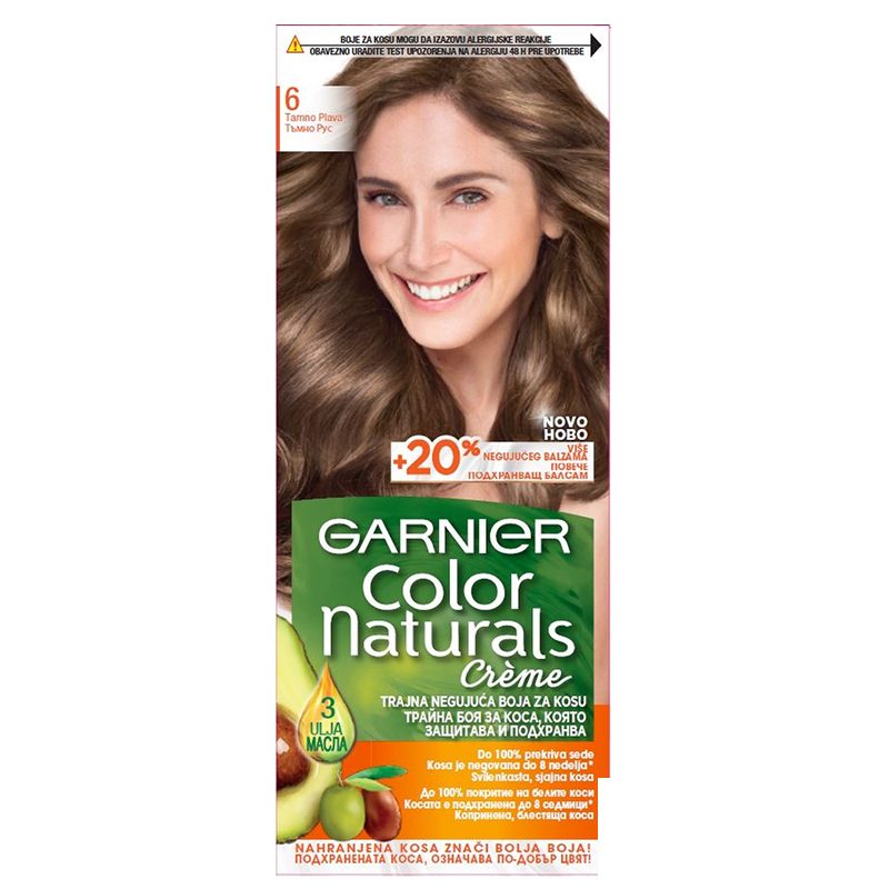 Боя за коса Garnier Naturals тъмно рус №6