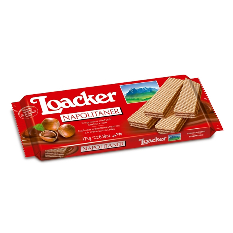 Вафли Loacker неаполитанер 175гр.