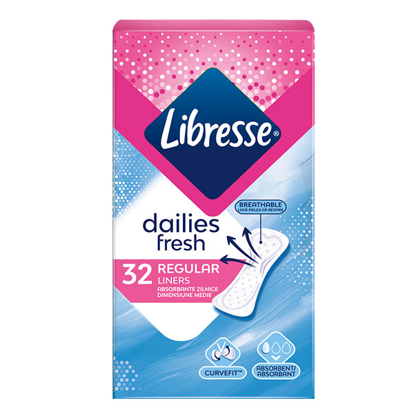 Ежедневни превръзки Libresse dailies fresh 32бр.