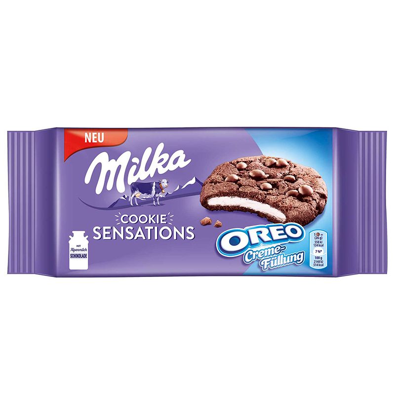Бисквити Milka Sensations cookie Oreo 156гр.