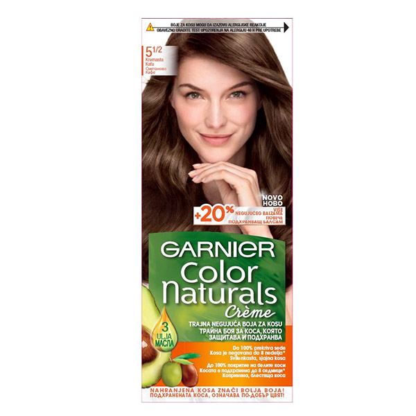 Боя за коса Garnier Naturals сметаново кафе №5 1\2