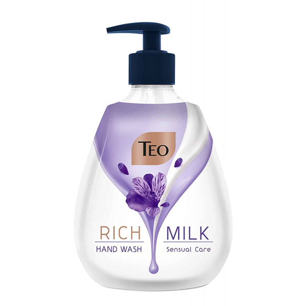 Течен сапун Тео + помпа Sensual Care 400мл.