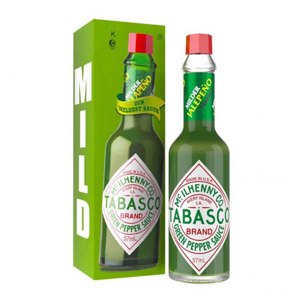 Пикантен сос Tabasco от зелени чушки 60мл.