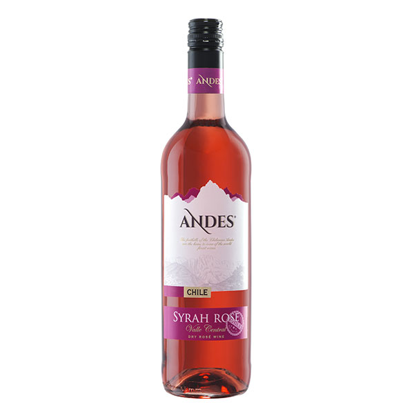 Вино Чили Andes Сира Розе 750мл.