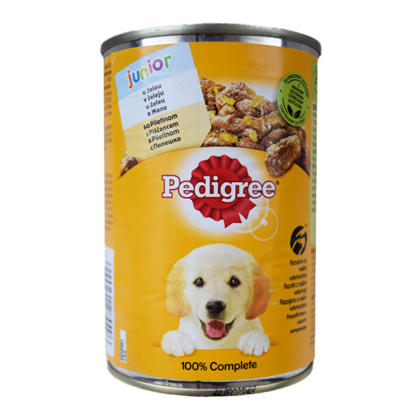 Pedigree с пилешко в желе junior 400гр.