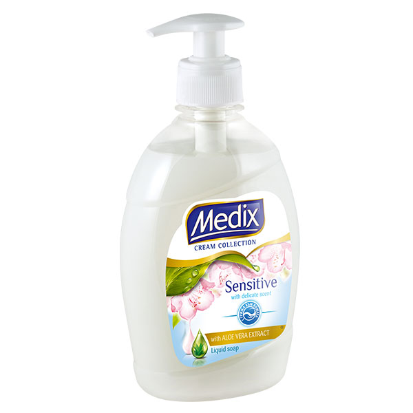 Течен сапун Medix Sensitive помпа 400мл.