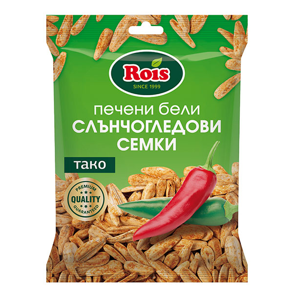Печени бели слънчогледови семки Тако Rois 75гр.