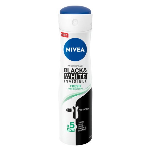 Дезодорант Nivea Black&white invisible fresh 150мл.
