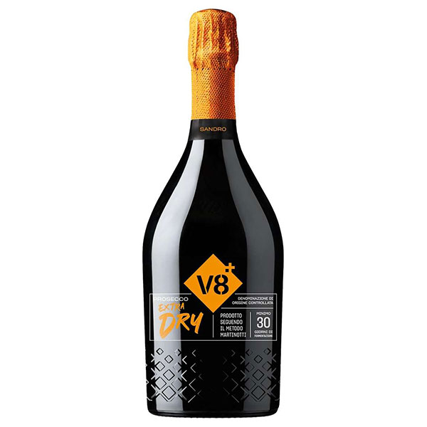Вино бяло Prosecco Екстра драй V8+ 750мл.