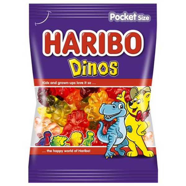 Желирани бонбони Haribo Динозаври 100гр. - Haribo
