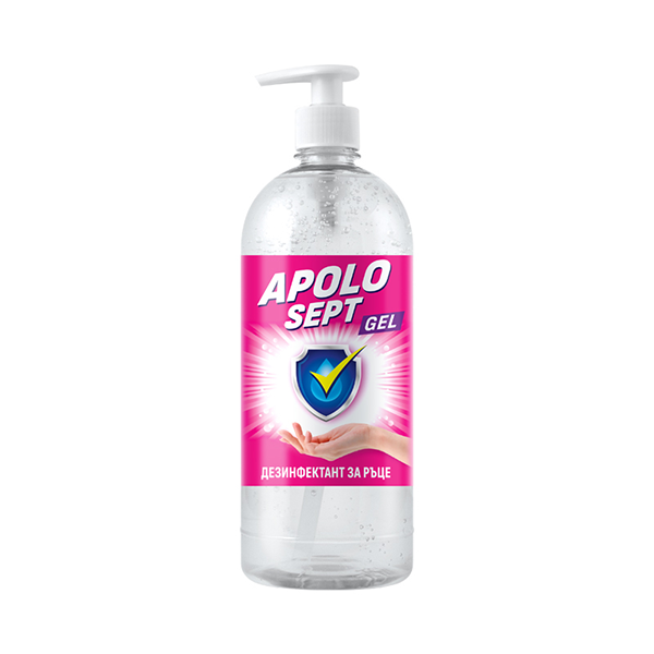 Дезинфектант за ръце гел Apolo sept 1л.