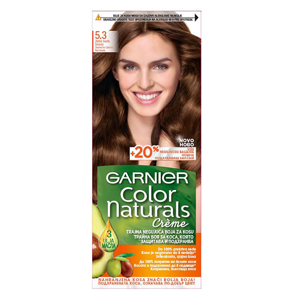 Боя за коса Garnier Naturals Златисто Светло Кестеняв №5.3