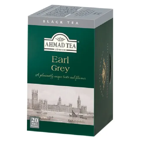 Чай Earl Grey Ahmad Tea 40гр. 20бр. - Ahmad Tea