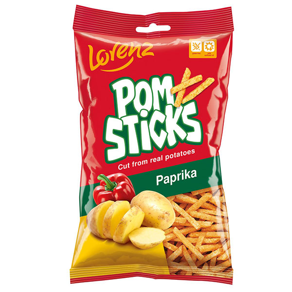 Картофени пръчици Pomsticks паприка 85гр.
