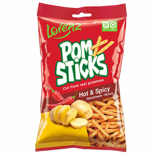 Картофени пръчици Pomsticks люта чушка 85гр.