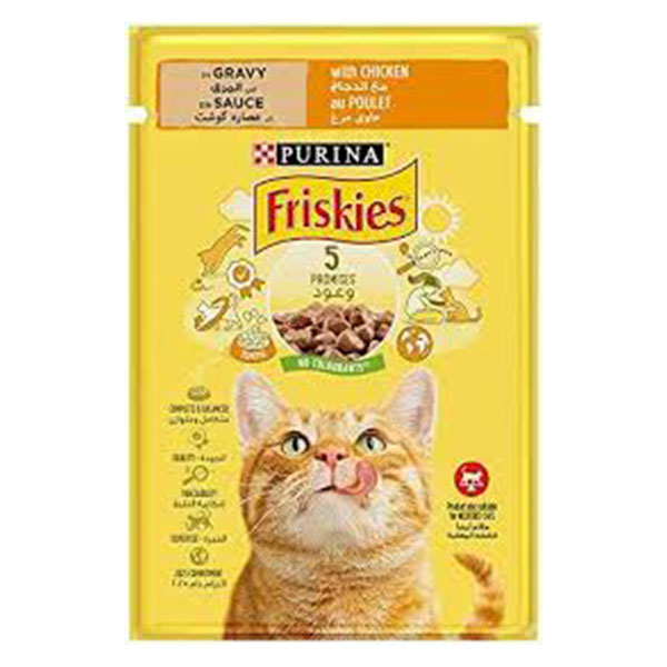 Котешка  храна Friskies с пиле 85гр.