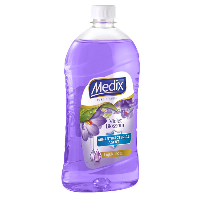 Течен сапун Medix пълнител Violet Blossom 900мл.