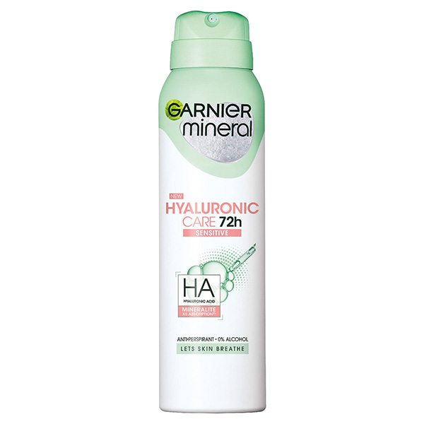 Дезодорант Hyaluronic Care 72h Garnier mineral 150мл.