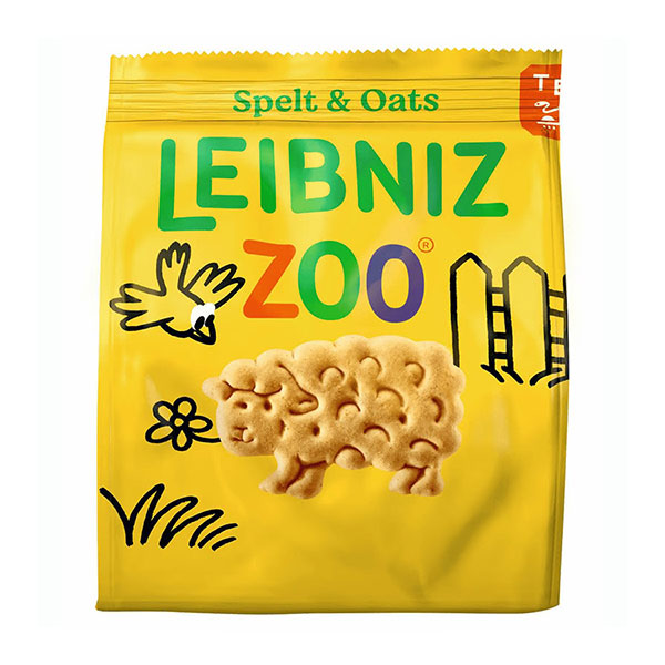 Бисквити със спелта и овесени ядки Leibniz Zoo 100 гр.